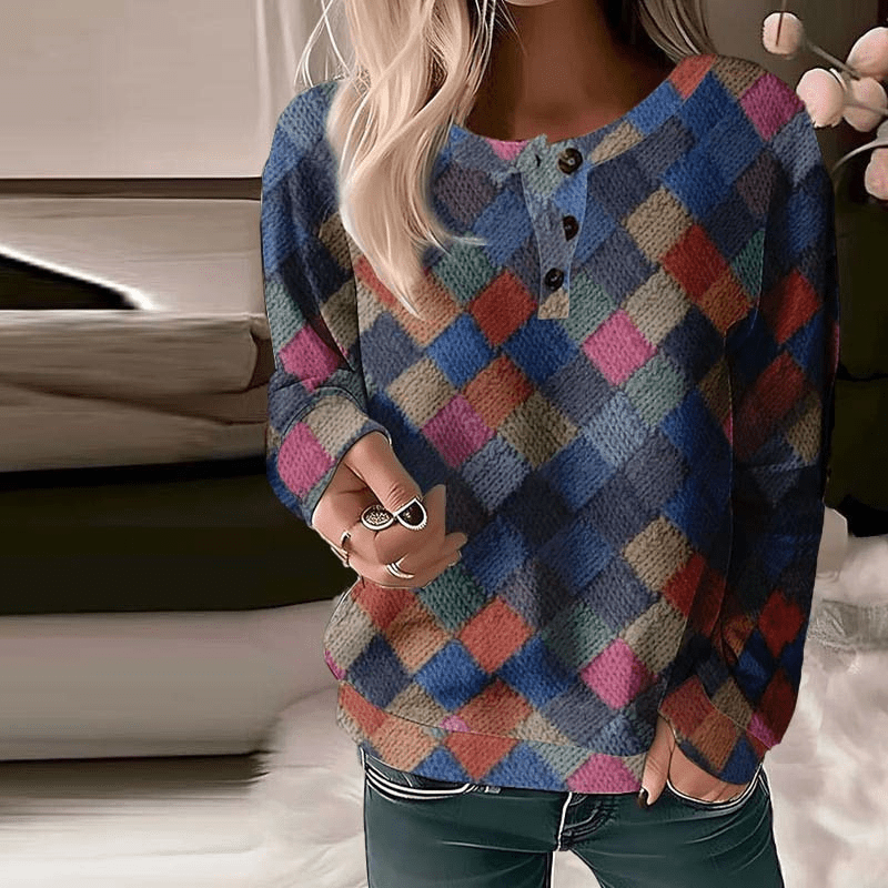 Levoire | Vintage et Pull coloré Femme Sweatshirt Jumper Gilet 2XL