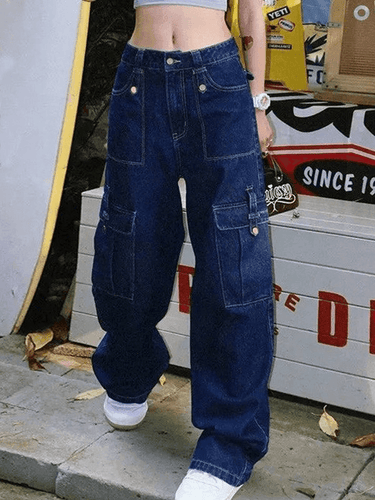 Levoire | Jean Cargo Vintage Lavé Foncé