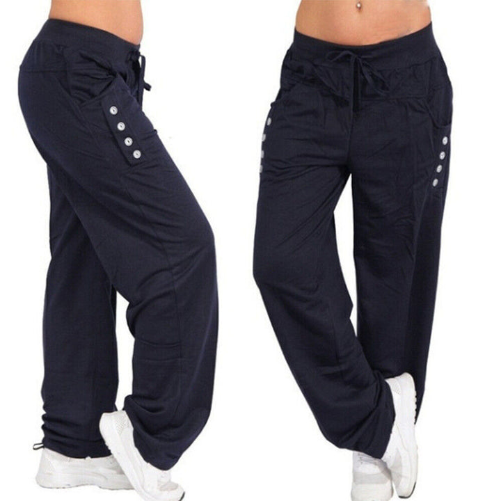 Levoire | Pantalon De Jogging Chic & Décontracté BLEU FONCÉ