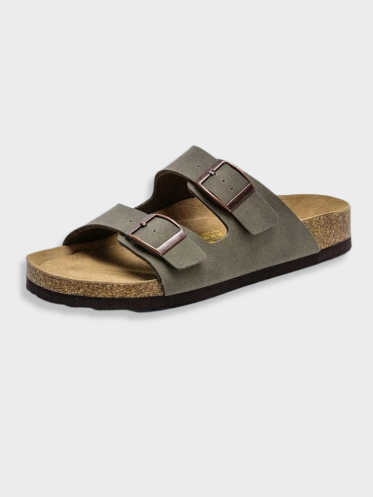 Levoire | Sandales Arizona Confortables Gris foncé