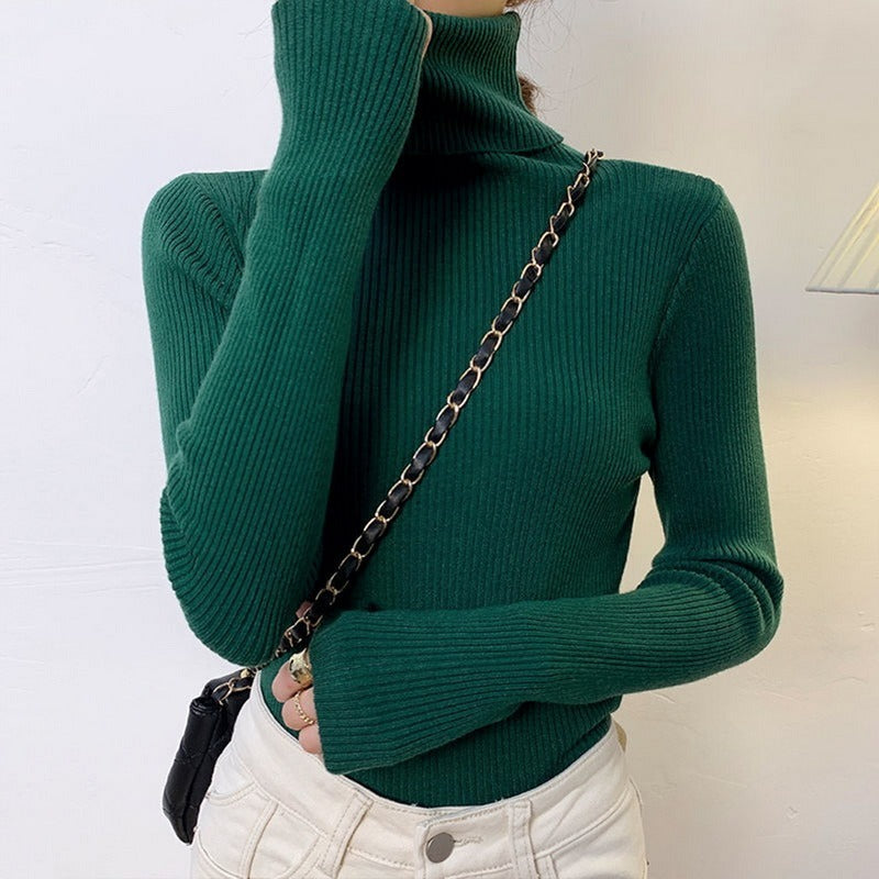 Levoire | Veste Tube À Col Polo Classique Pour Femmes Bleu foncé Vert une taille