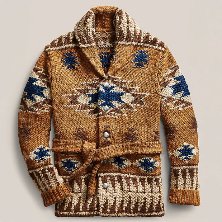 Levoire | Valentino Jacquard cardigan en laine 3XL