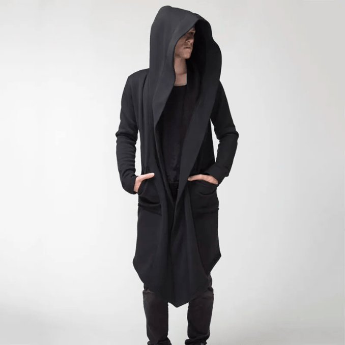 Levoire | Trench-coat Veste Homme Édition Limitée Veste Avec Capuche Imperméable Noir