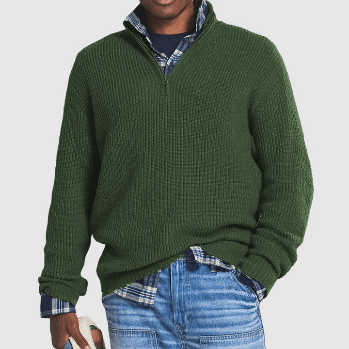 Levoire | Pull homme gilet cachemire business décontracté pull Vert