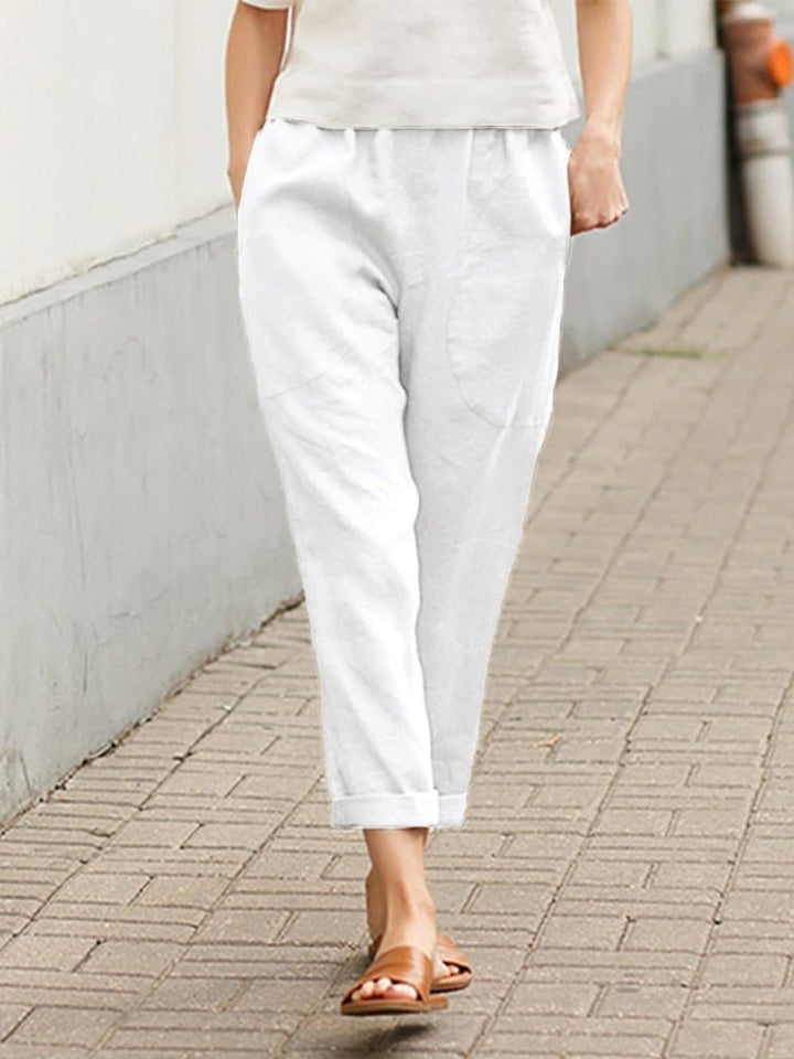 Levoire | Pantalon Décontracté Et Confortable Blanc
