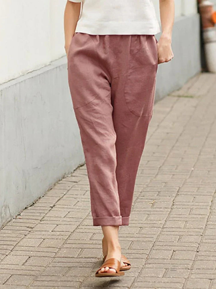 Levoire | Super Décontracté, Pantalon Élégant Rot