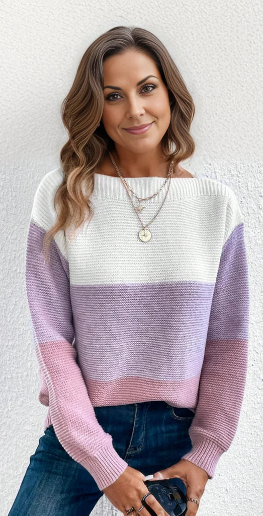 Levoire | Joli Pull À Manches Longues Avec Col Rond 2XL