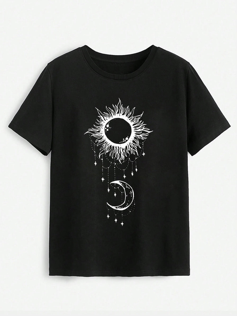 Levoire | Soleil & Lune graphique T-shirt col rond