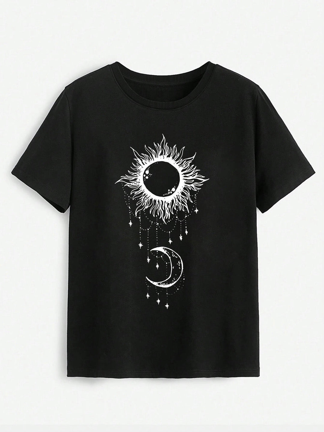 Levoire | Soleil & Lune graphique T-shirt col rond