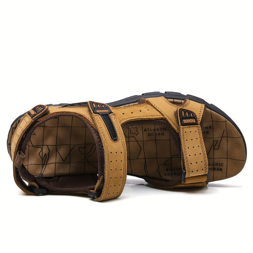 Levoire | Sandales En Cuir Avec Velcro