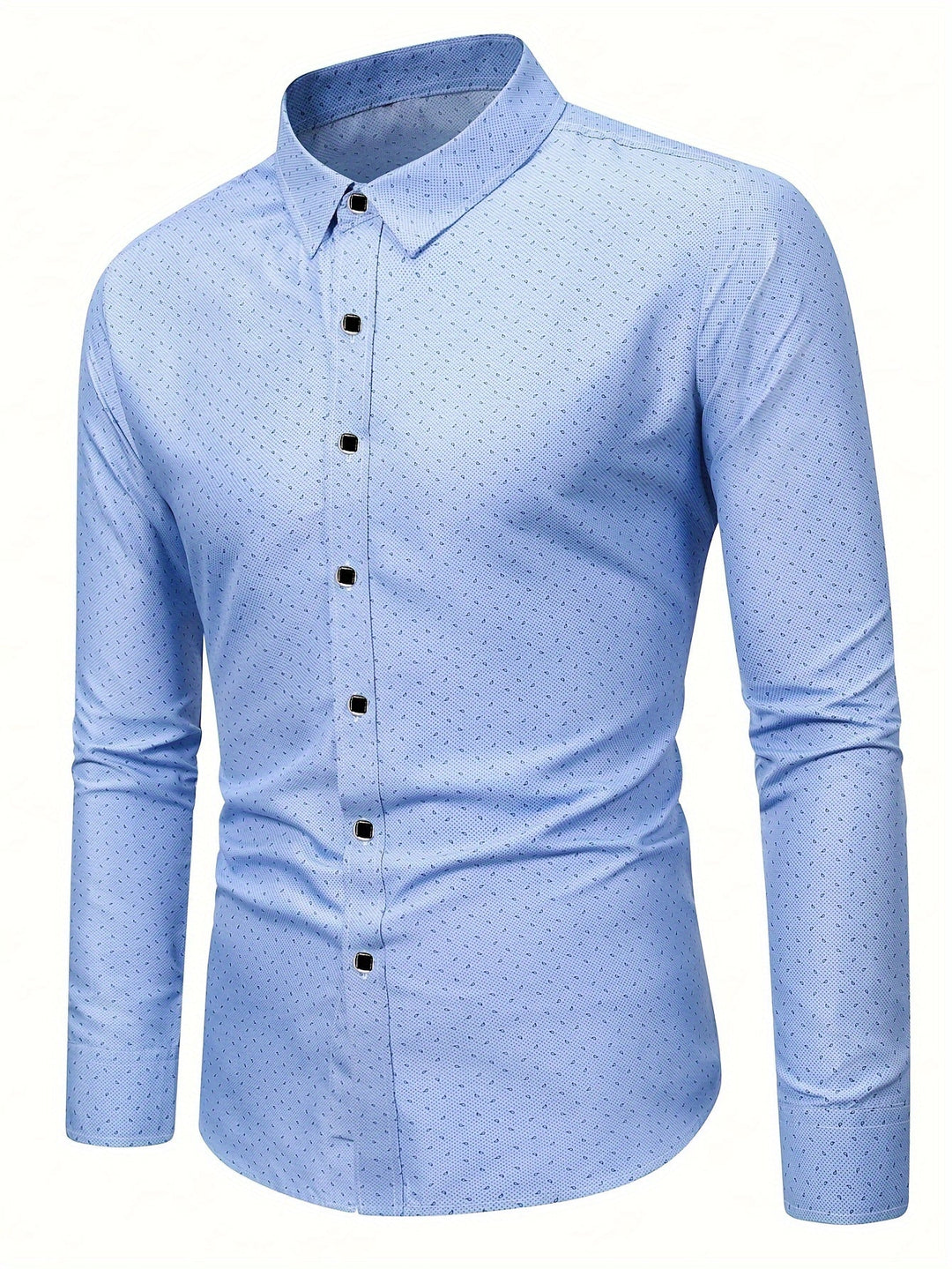 Levoire | T-Shirt À Motif Géométrique Élégant Bleu ciel