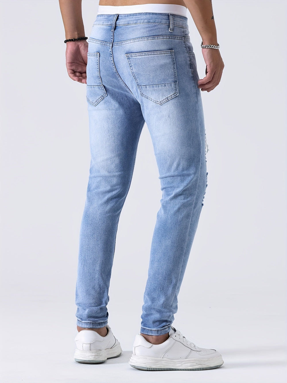 Levoire | Jean Slim Fit Déchiré Pour Hommes