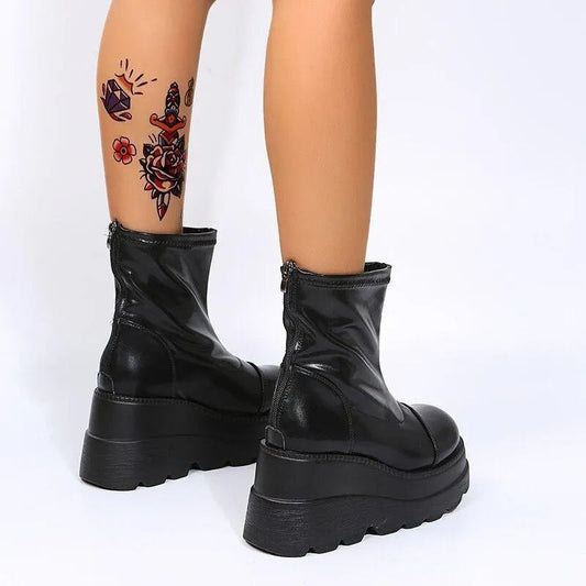 Levoire | Bottes à talons hauts avec fermeture éclair Mode