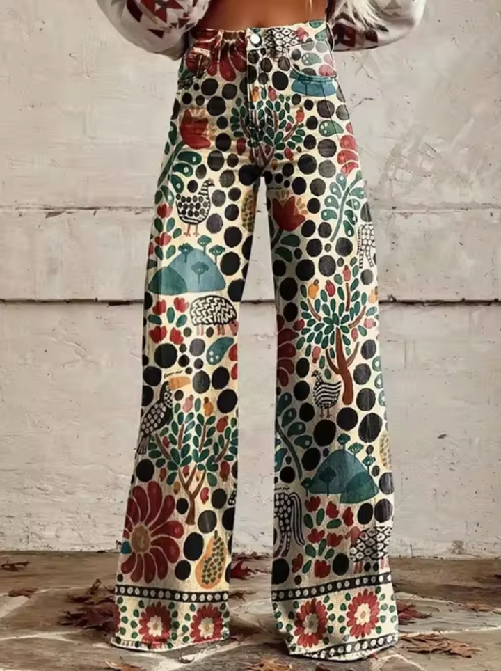 Levoire | Pantalons Larges Rétro Couleur 2