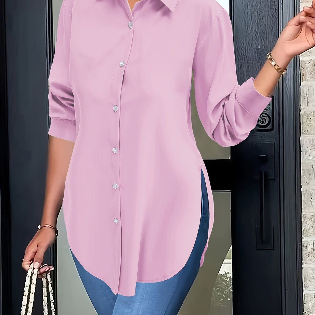 Levoire | Blouse Élégante Avec Fermeture À Boutons Et Manches Longues