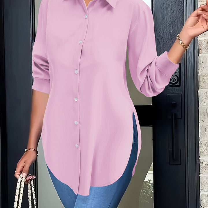 Levoire | Blouse Élégante Avec Fermeture À Boutons Et Manches Longues