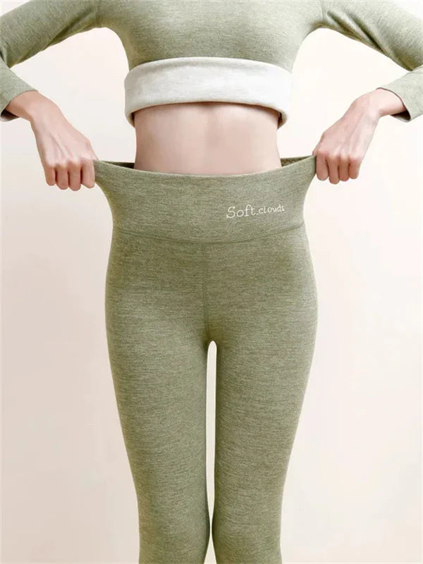 Levoire | Leggings Amincissants avec Doublure en Polaire et Ajustement Confortable pour Femmes