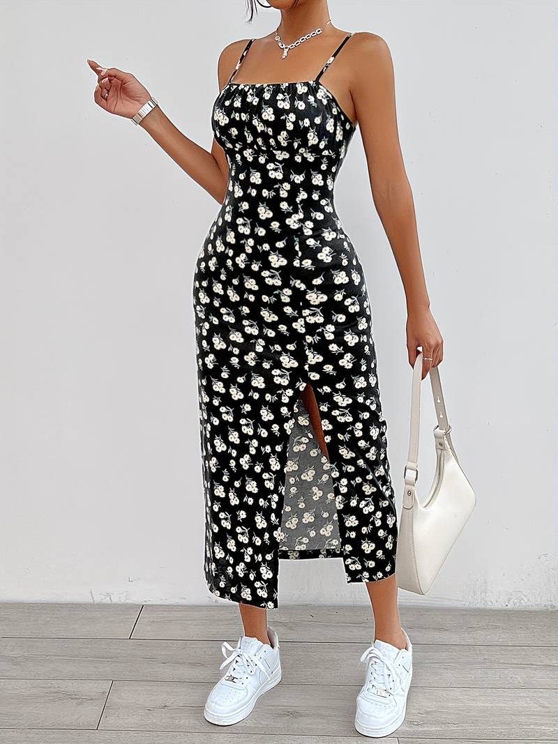 Levoire | Robe Cami À Bretelles Séparées Avec Imprimé Floral