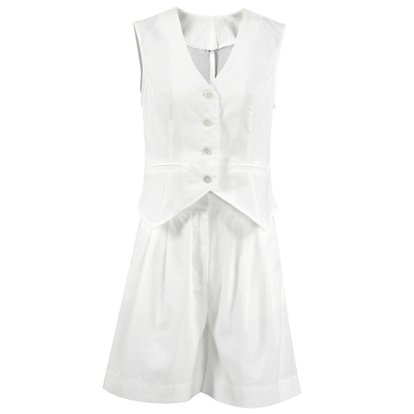 Levoire | Ensemble De Gilet Et Shorts Sur Mesure