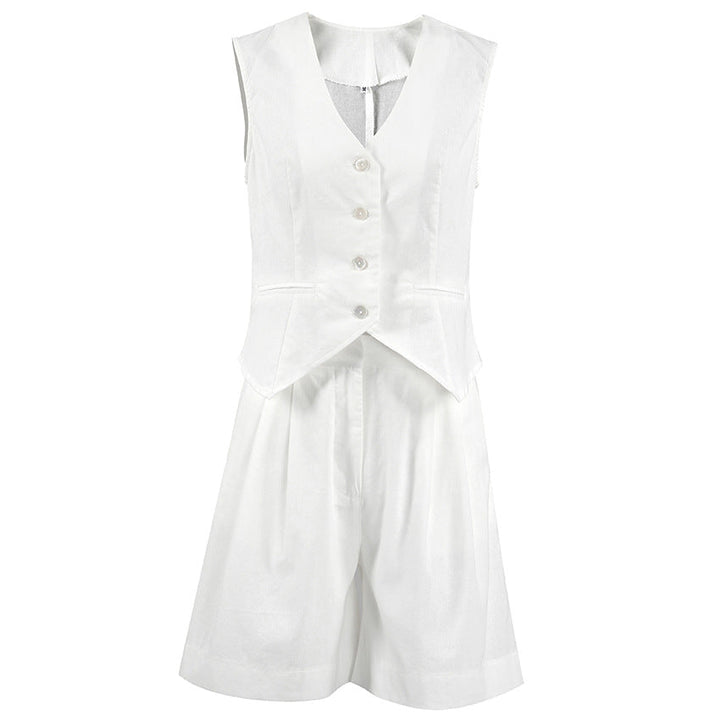 Levoire | Ensemble De Gilet Et Shorts Sur Mesure