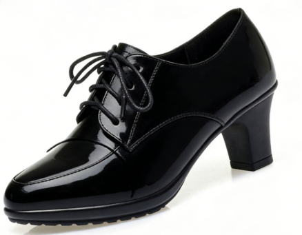 Levoire | Bottes En Dentelle Noires Pour Femmes Avec Des Talons Moyens Confortables