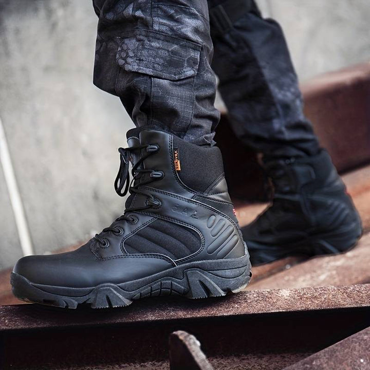 Levoire | Protection Rigide Avec Des Bottes Militaires Tactiques. Noir