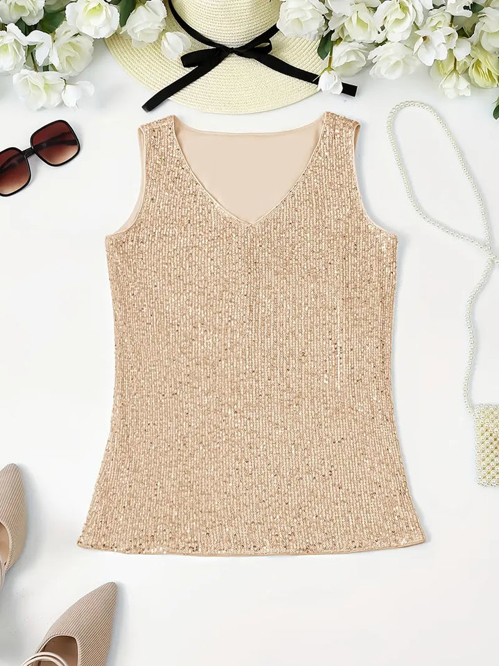 Levoire | Haut De Maillot Sans Manches Avec Des Paillettes
