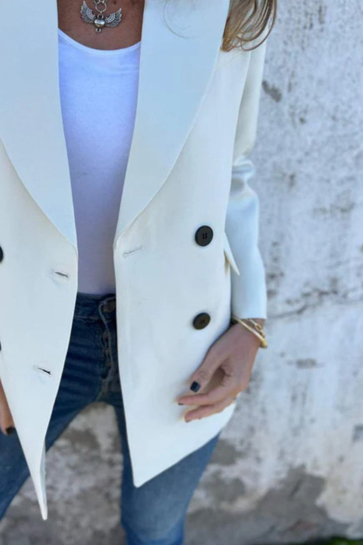 Levoire | Blazer À Col Classique À Manches Longues En Taille Entière