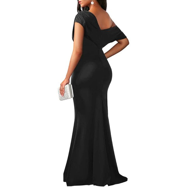 Levoire | Robe Longue À Col Haut Élégante