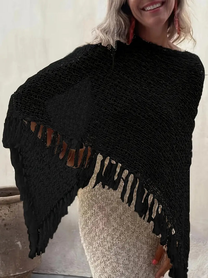 Levoire | Yksivärinen Scoop Kaula Pullover Mekko Tyylikkääseen Ilmeeseen Musta
