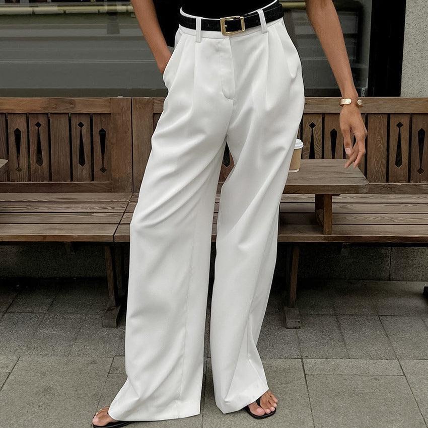 Levoire | Pantalon Taille Haute Blanc