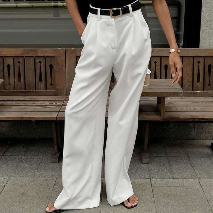 Levoire | Pantalon Taille Haute Blanc