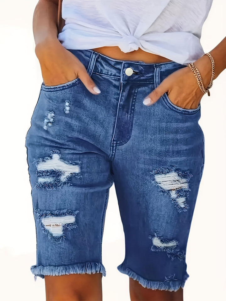 Levoire | Revityt Vartalohartsi Jeans Taille Haute Et À Ourlet Élastique