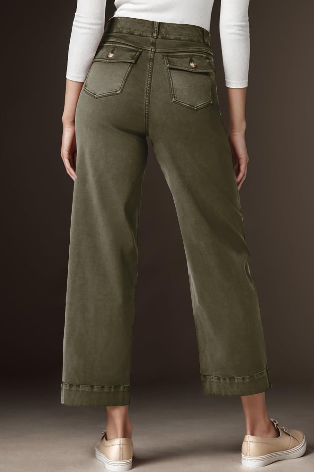 Levoire | Jean Taille Haute Avec Poches Classiques, Élégant Et Polyvalent