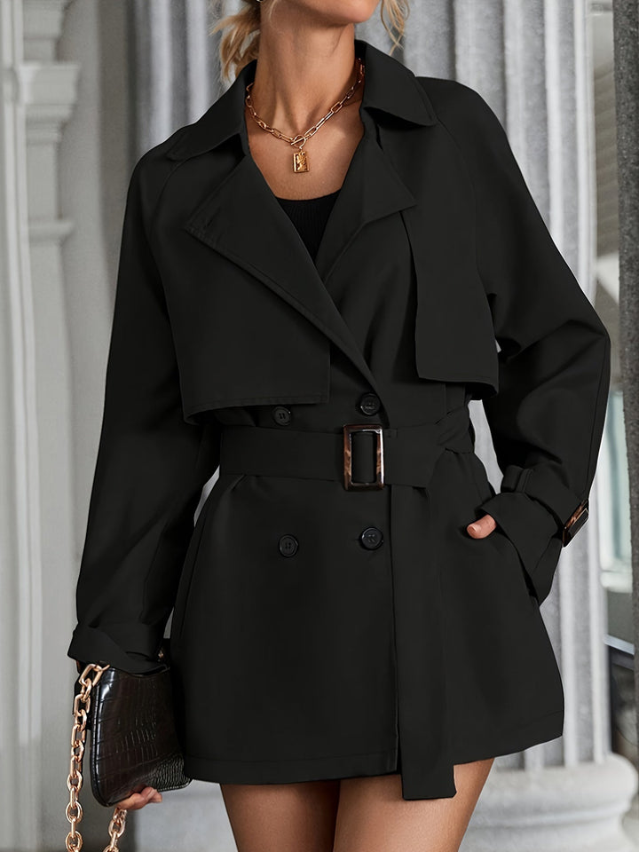 Levoire | Trench-Coat Avec Ceinture Pour Femmes Noir