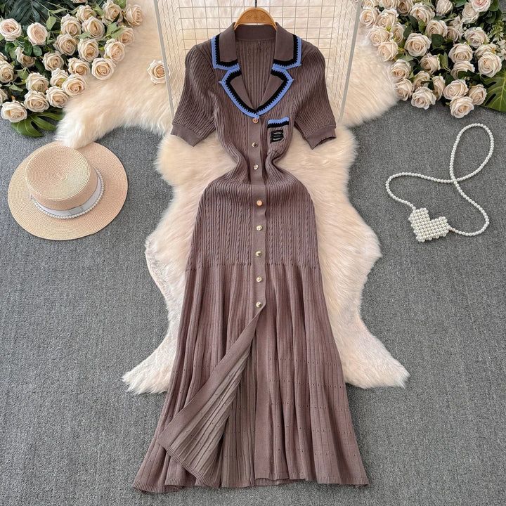 Levoire | longue en tricot pour femmes Marron Taille unique
