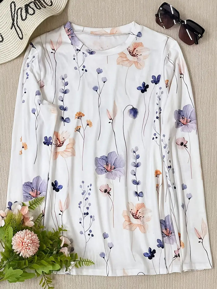 Levoire | T-Shirt À Manches Longues Avec Imprimé Floral
