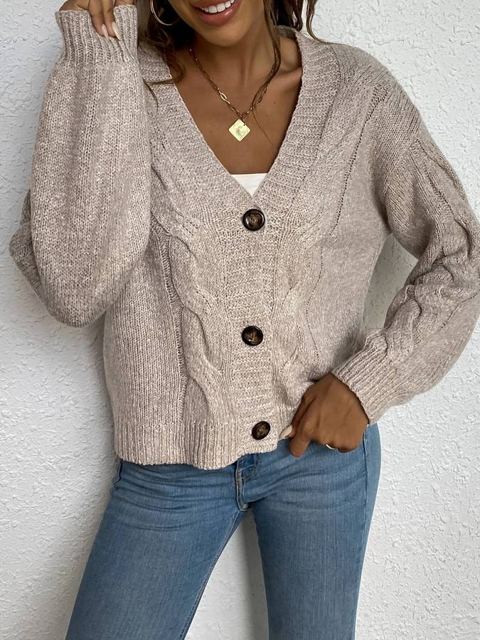 Levoire | Tricot Avec Boutons Et Col En V