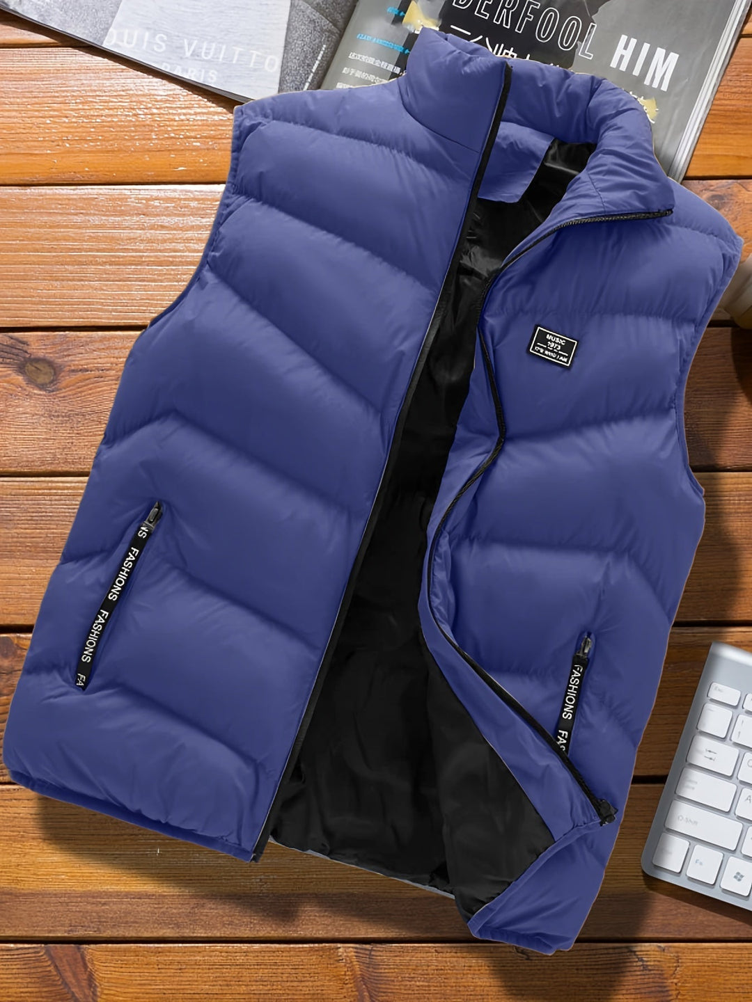 Levoire | Veste avec poches zippées Merinisinsininen