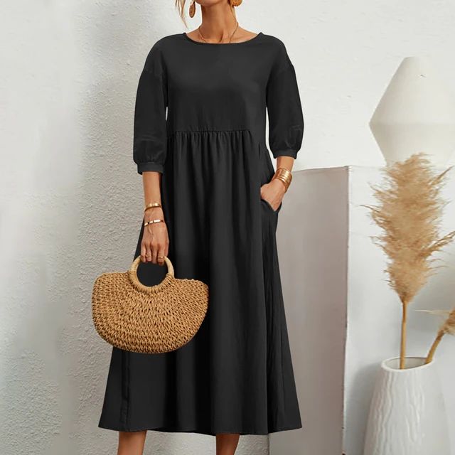 Levoire | Robe Flatteuse Et Élégante Carbone Noir