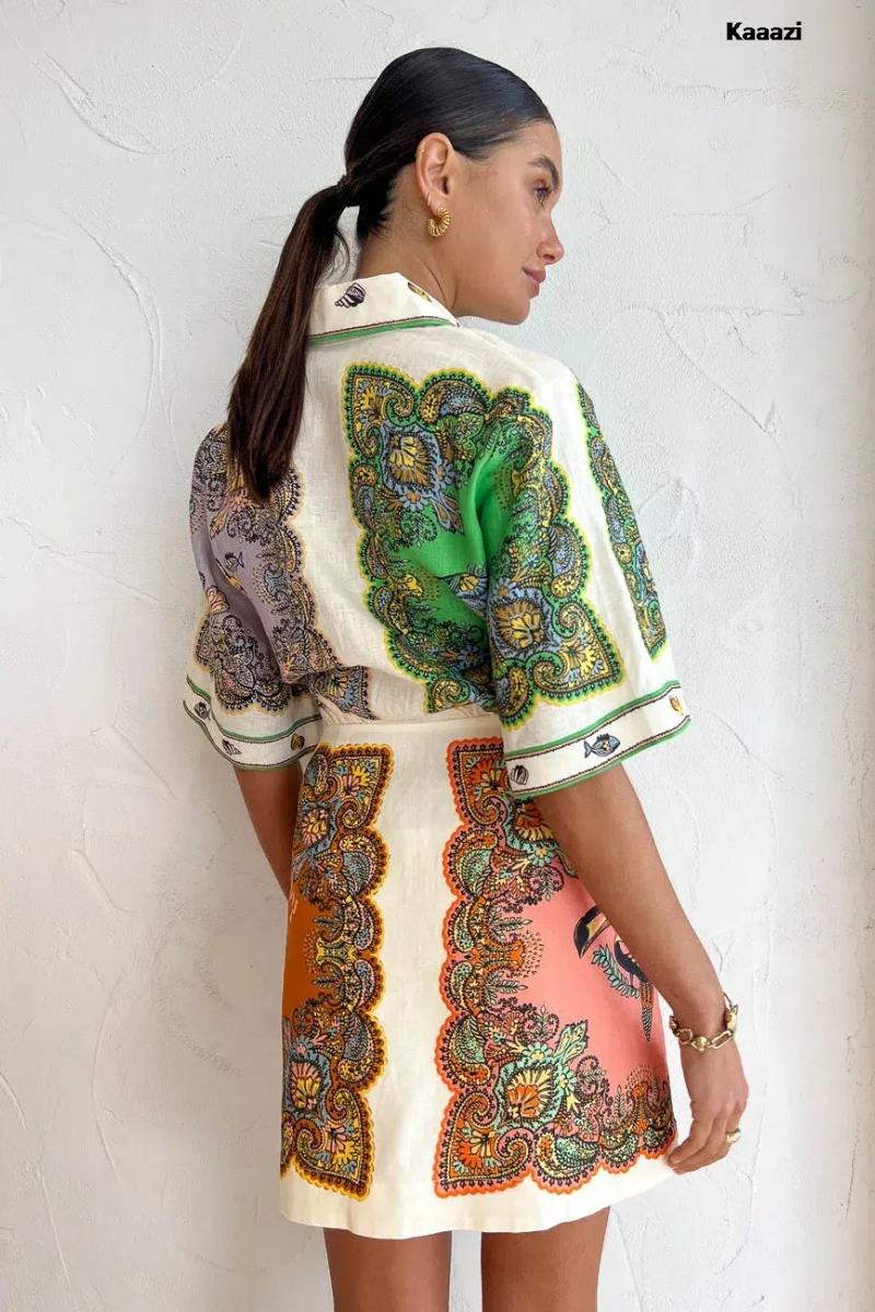 Levoire | Robe Unique Avec Col Retourné