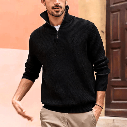 Levoire | Pull Hommes Pull Hommes Avec col zippé Style tendance et décontracté
