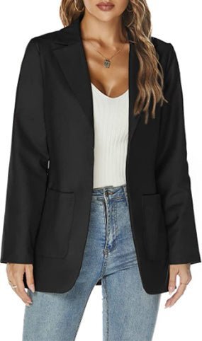 Levoire | Blazer Avec Poches Pour Femmes Noir