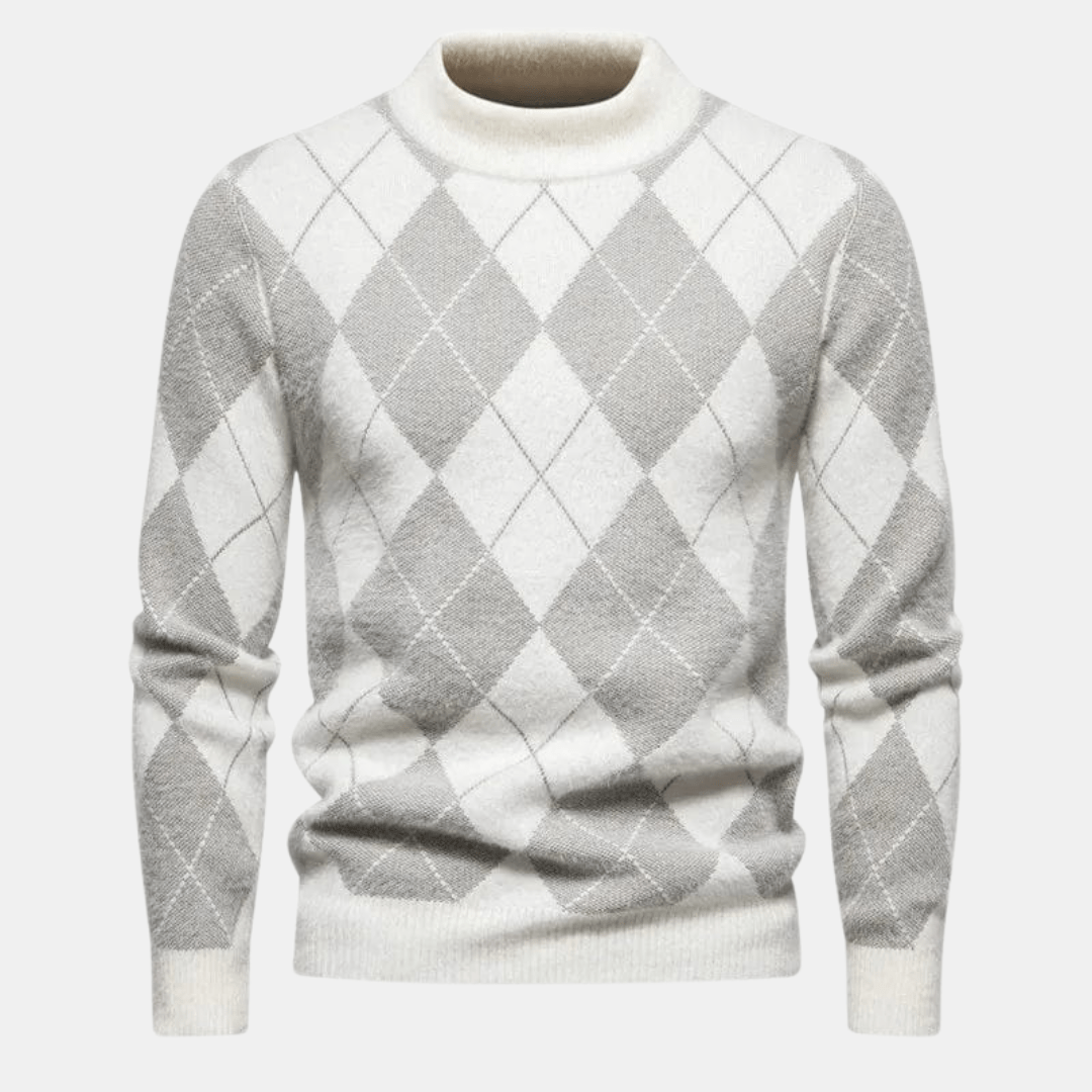 Levoire | Pull homme Tricoté Pull confortable Gris