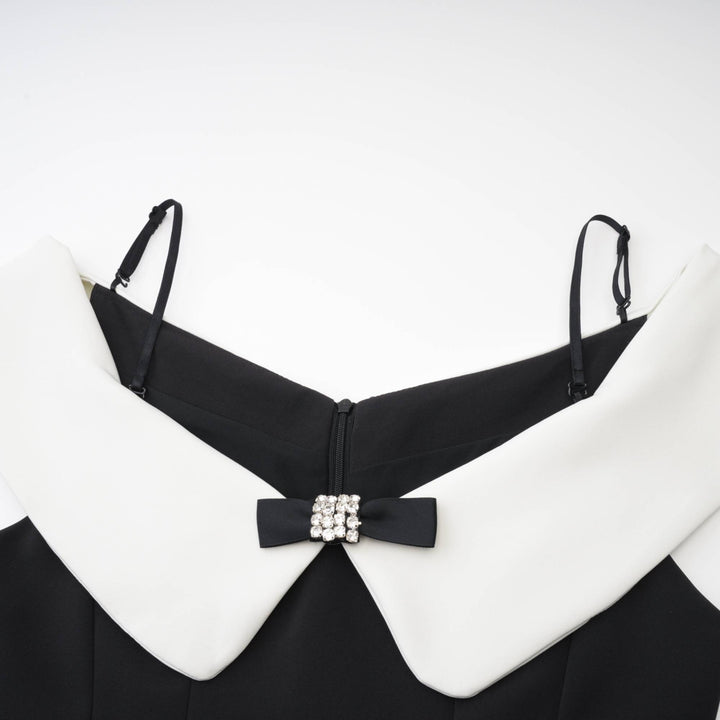 Levoire | Robe Mini Noire Off The Shoulder