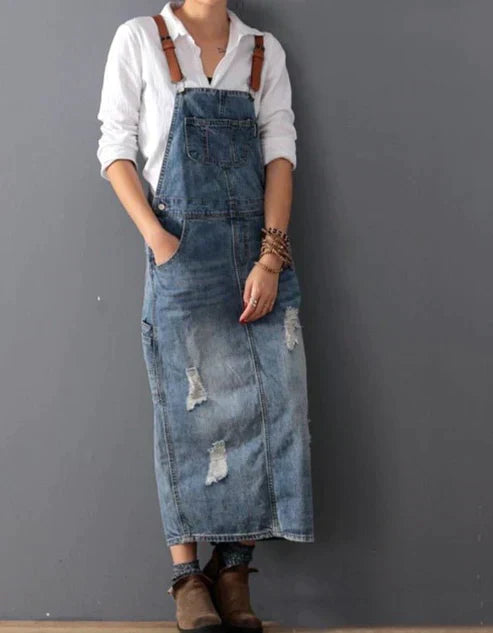 Levoire | Robe En Jean Déchirée