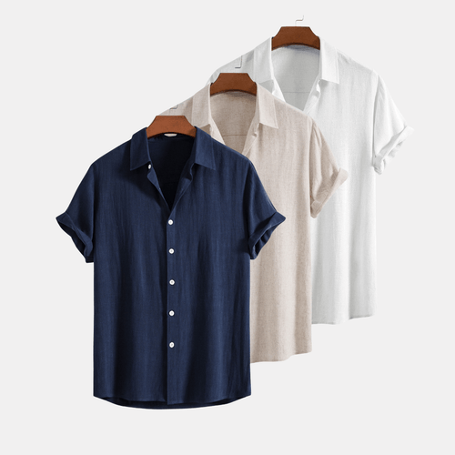 Levoire | Pack De 3 Chemises En Lin Mélangé D'Été