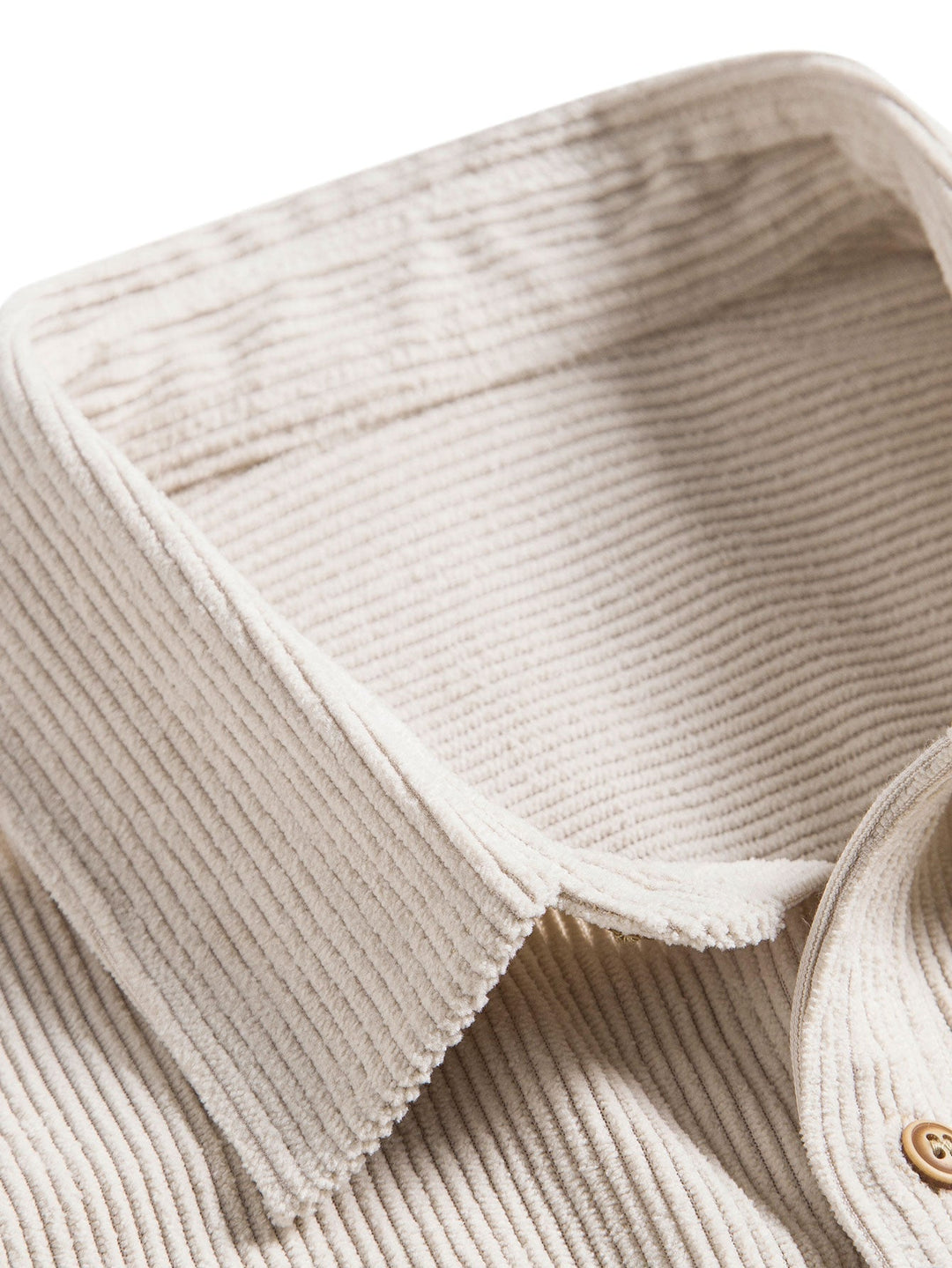Levoire | Chemise De Loisirs En Velours Côtelé Avec Boutons