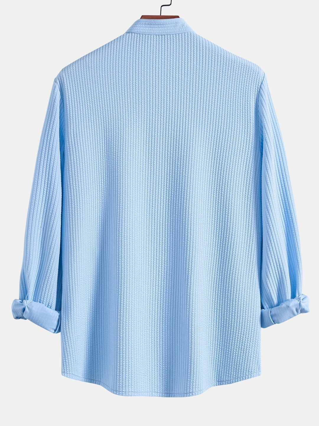 Levoire | Chemise En Stretch Rippé À Manches Longues