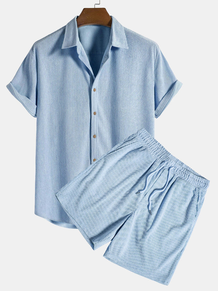 Levoire | Ensemble coton d'été Bleu clair